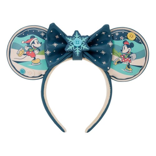 Hiuspanta: Disney By Loungefly - Mickey And Minnie Holiday Green