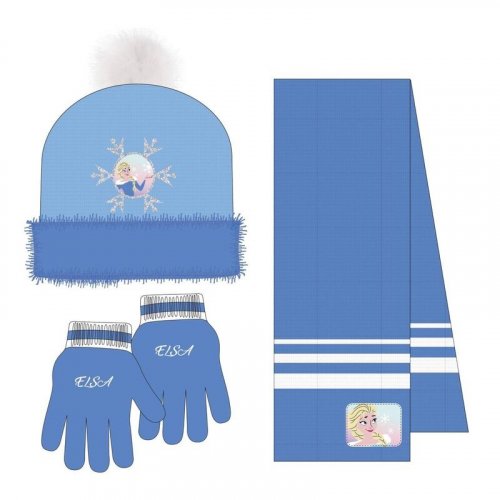 Pipo: Disney Frozen - Blue Winter Set (Snood & Hat & Gloves)
