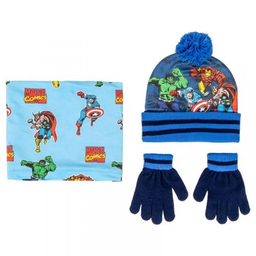 Pipo: Marvel Avengers - Blue Winter Set (Snood, Hat, Gloves)