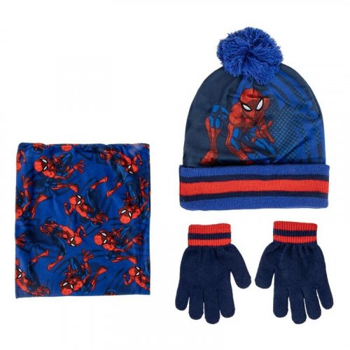 Pipo: Marvel Spiderman - Spidey Pom Winter Set, Snood&Hat&Gloves