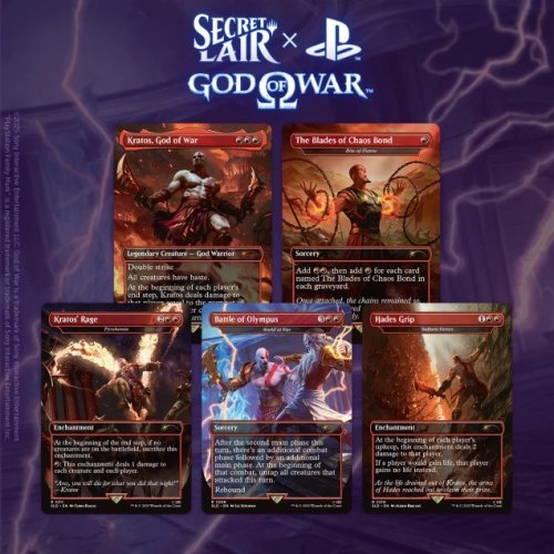 MtG: Secret Lair x Playstation - God of War - Greek