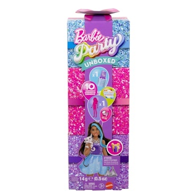 Barbie: Reveal Glam Party Unboxed - Purple Doll