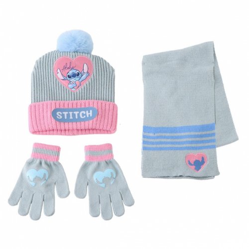Pipo: Lilo & Stitch - Aloha Heart, Hat & Gloves & Scarf Set