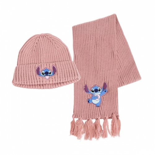 Pipo: Lilo & Stitch - Pink Stich, Beanie & Scarf