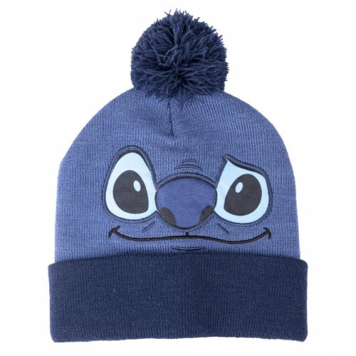 Pipo: Lilo & Stitch - Stich Eyes, Dark Blue Pompom