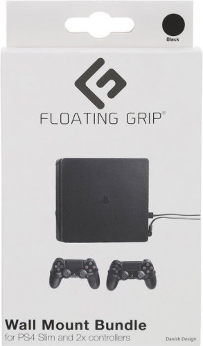 PS4: Playstation 4 Slim And Controller Wall Mount Bundle