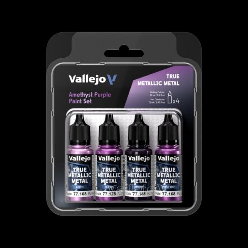 Maali: 77255 True Metallic Metal set Amethyst Purple 4x18ml