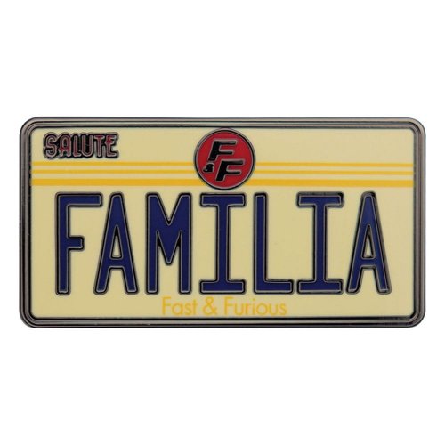 Pinssi: Fast & Furious - Familia License Plate