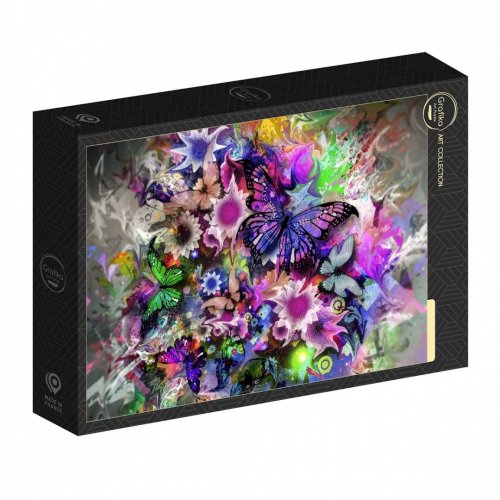 Palapeli: Fleurs Et Papillons (1000)