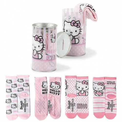 Lahjasetti: Hello Kitty - S��st�lipas + Sukat 4-Pack (31-34)