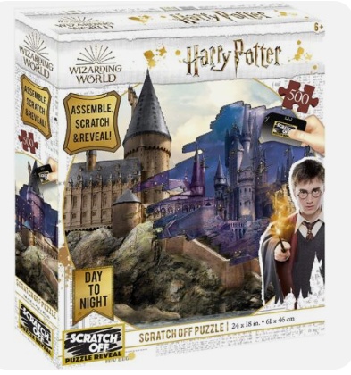 Palapeli: Harry Potter - Day To Night Scratch Puzzle (500)
