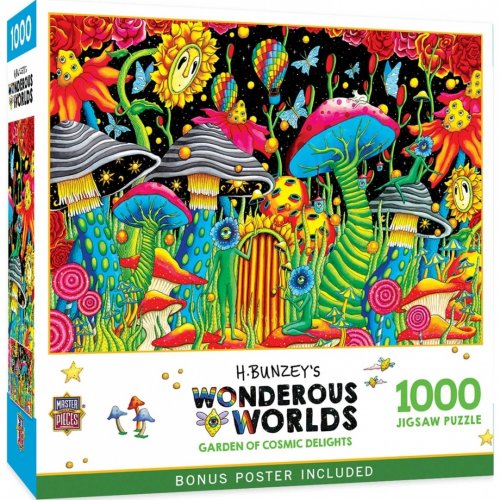 Palapeli: Wonderous Worlds - Garden Of Cosmic Delights (1000)