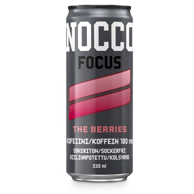 Energiajuoma: Nocco FOCUS The Berries (330ml)