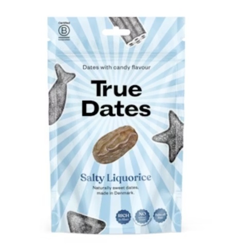 Snack: True Dates Salty Liquorice - Taatelit (100g)