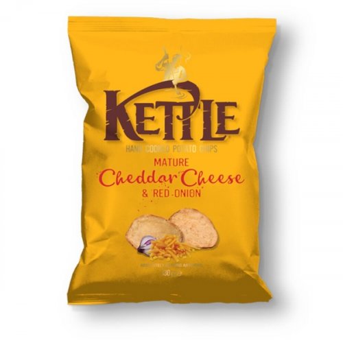 Sipsi: Kettle Mature Cheddar & Red Onion (130g)