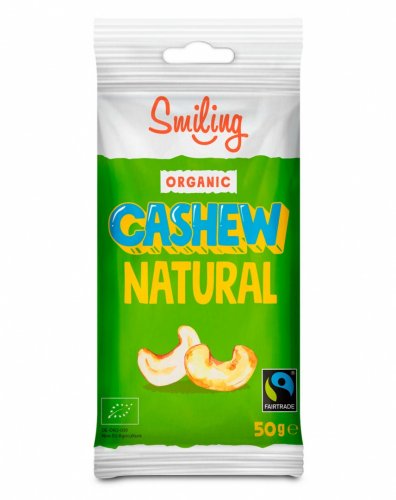 Snacks: Smiling Cashew Natural LUOMU (50g)