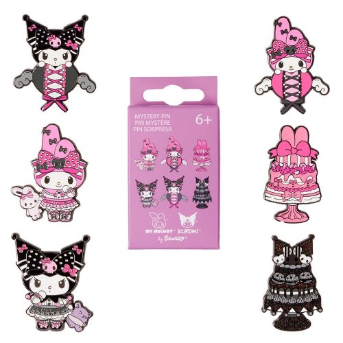 Pinssi: Sanrio - My Melody & Kuromi Mystery Pin Badge (Satunnain