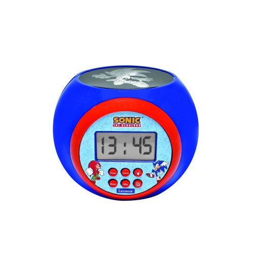 Her�tyskello: Sonic The Hedgehog - Projector Alarm Clock