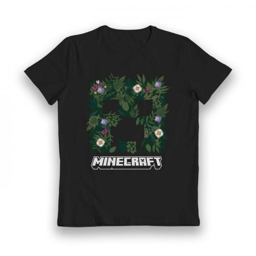 T-Paita: Minecraft - Floral Creeper (9-10 Years)