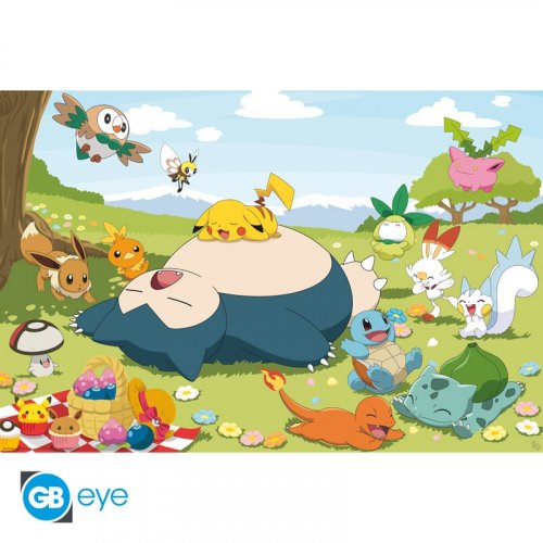 Juliste: Pokemon - Picnic Day (91.5x61cm)