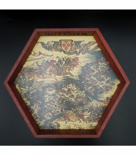 Dice Tray: The Witcher - Wooden Dice Tray