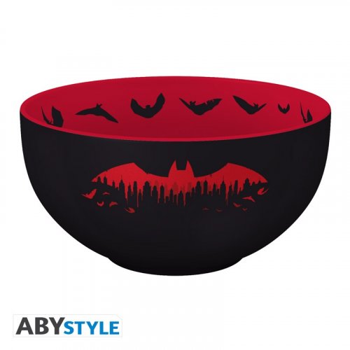 Kulho: Dc Comics - Batman, Black/Red (600ml)