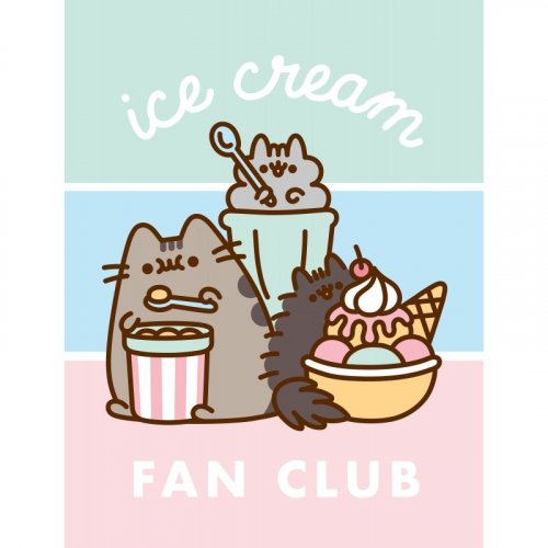 Viltti: Pusheen - Ice Cream Fan Club (130x170cm)