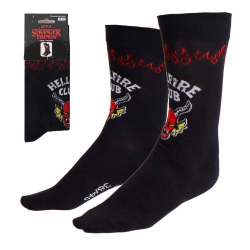 Sukat: Stranger Things Hellfire Club Adult Socks