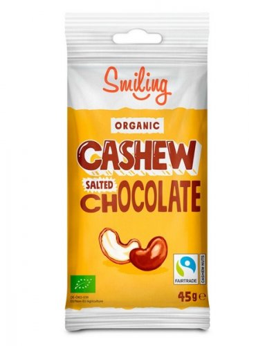 Snacks: Smiling Cashew Salted Chocolate LUOMU (45g)