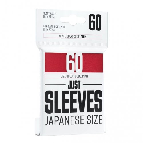 Just Sleeves: Japanese Size - Red (60)
