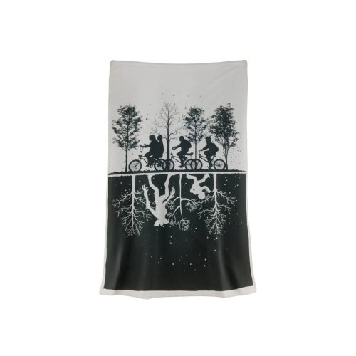 Peitto: Stranger Things - Black & White Throw Blanket(100x150cm)