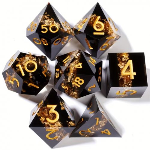 Noppasetti: Golden Sand Resin - Black/Yellow (7)