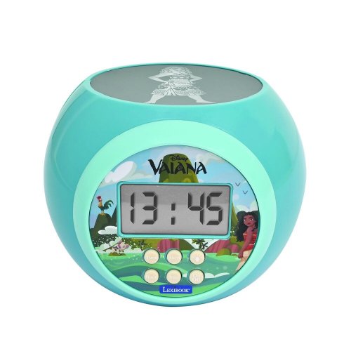 Her�tyskello: Disney Moana Vaiana - Projector Alarm Clock