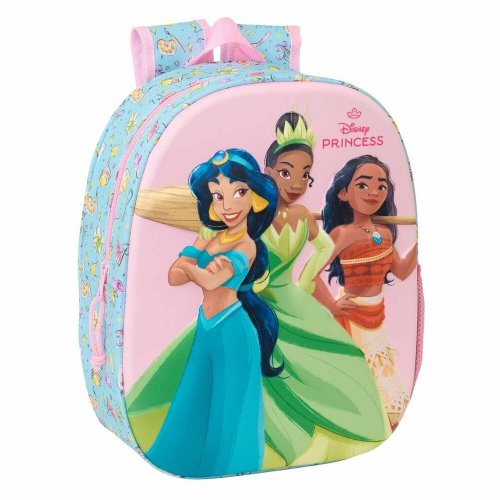 Reppu: Disney Princess - 3 Princesses on Pink, 3D (33cm)