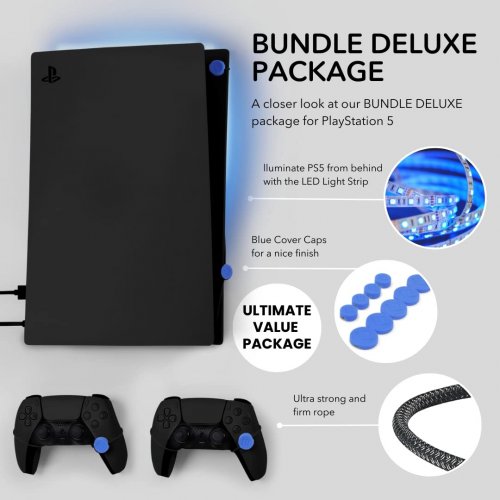 Floating Grip: PS5 Bundle Deluxe Box By Floating Grip - Black