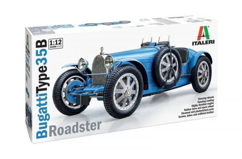 Pienoismalli: Italeri: Bugatti 35B Roadster (1:12)