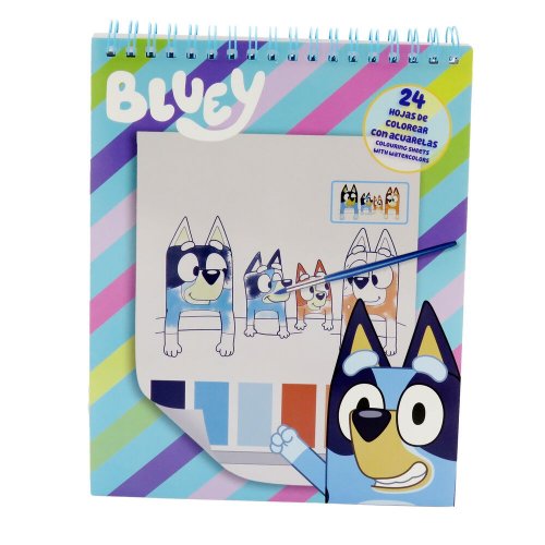 Bluey: Watercolour Colouring Book