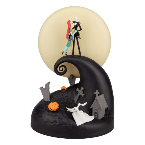 Lamppu: Nightmare Before Christmas - Jack & Sally, Diorama Light