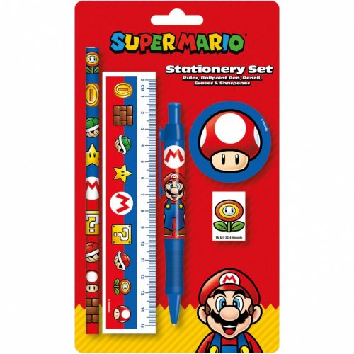 Kirjoitustarvikesetti: Super Mario - Icons, Essential
