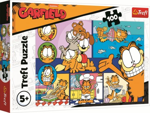 Palapeli: Lazy Garfield (100)