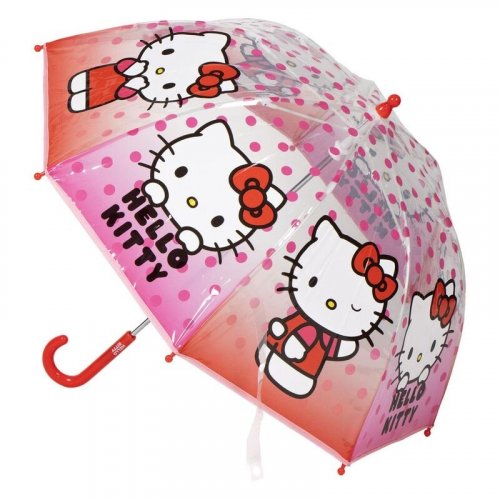 Sateenvarjo: Hello Kitty - Bubble, Red Gradient (Manual)