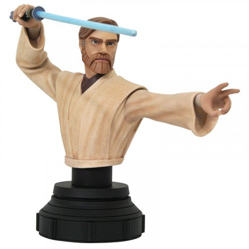 Figu: Star Wars - Clone Wars Obi-wan Bust (15cm)