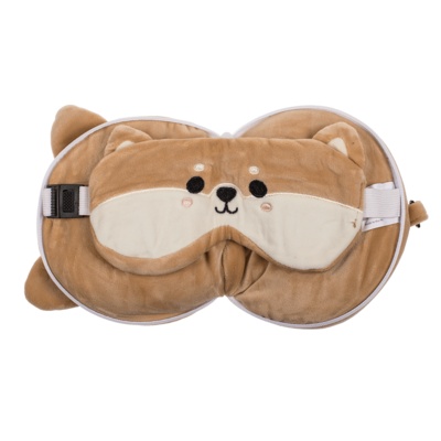 Matkasetti: Relaxeazzz Matkapehmo Shiba Inu