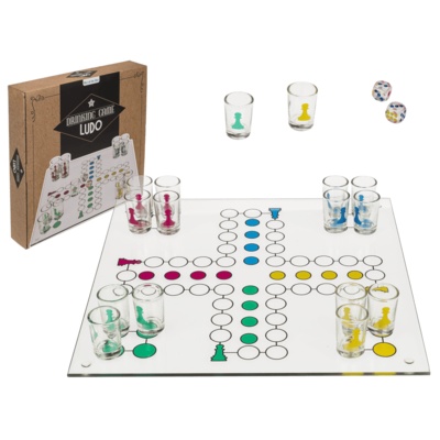 Juomapeli: Ludo - With 16 Glasses And 2 Dices