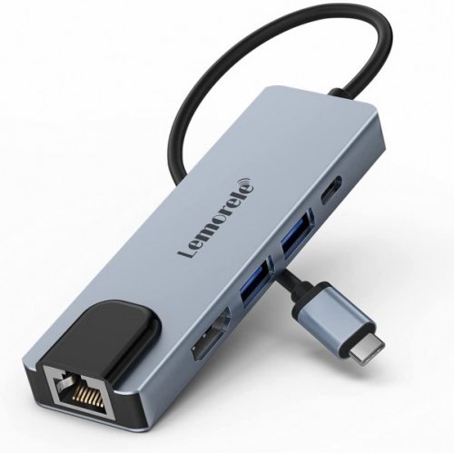 DEMO-Tuote: Lemorele: USB-C 5-in-1 Multiport Adapter
