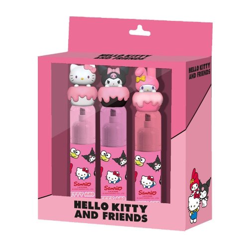 Kyn�: Sanrio - Hello Kitty and Friends Highlighters, 3-pack