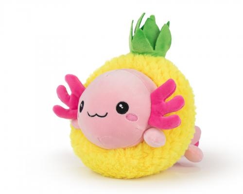 Pehmo: Kawaii Fruit - Pineapple With Axolotl (25cm)
