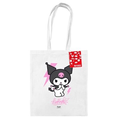 Kangaskassi: Sanrio - Kuromi Tagged Tote Bag
