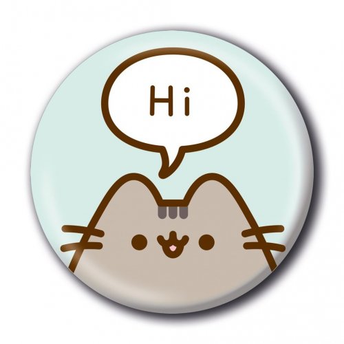 Pinssi: Pusheen - Hi