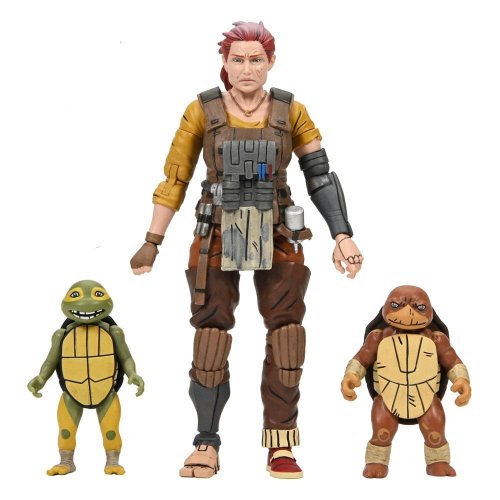 Figu: TMNT - Grammy April With Baby Yi & Moja, TLR (18cm)